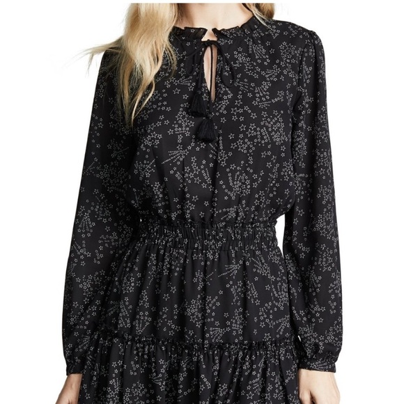 Rebecca Minkoff Rosemary Star-Print
Long-Sleeve Short Dress - XS - Picture 6 of 9
